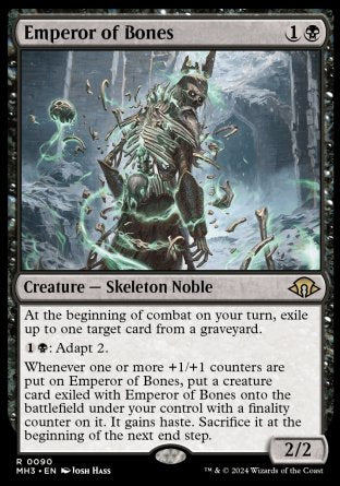 (090) Magic The Gathering Modern Horizons 3 Single: Emperor of Bones Holo Rare