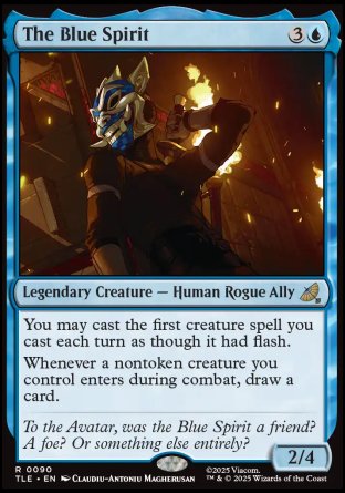 (090) Magic The Gathering Magic: The Gathering | Avatar: The Last Airbender: Eternal Single: The Blue Spirit (V.1) Holo Rare