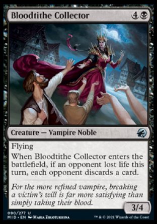 (090) Magic The Gathering Innistrad: Midnight Hunt Single: Bloodtithe Collector Holo Uncommon