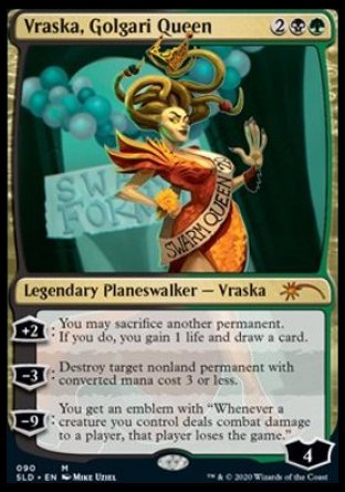 (090) Magic The Gathering Secret Lair Drop Series Single: Vraska, Golgari Queen Holo Mythic