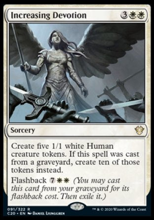 (091/322) Magic The Gathering Commander: Ikoria Single: Increasing Devotion Holo Rare