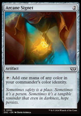(092) Magic The Gathering Commander: Duskmourn: House of Horror Single: Arcane Signet Common
