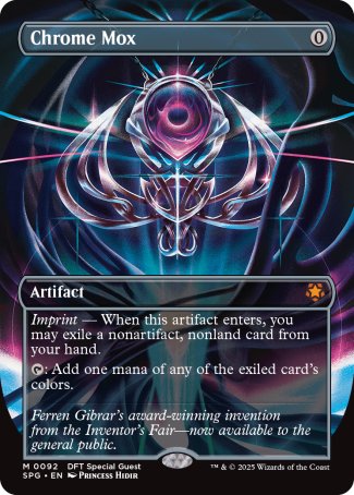 (092) Magic The Gathering Special Guests Single: Chrome Mox Holo Mythic