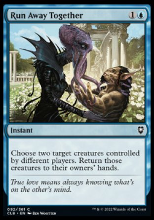 (092) Magic The Gathering Commander Legends: Battle for Baldur's Gate Single: Run Away Together Common