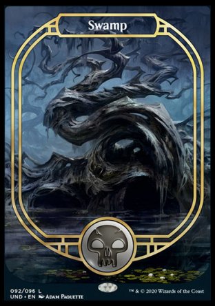 (092/096) Magic The Gathering Unsanctioned Single: Swamp (V.2) Land