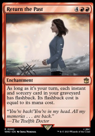 (092) Magic The Gathering Universes Beyond: Doctor Who Single: Return the Past Holo Rare