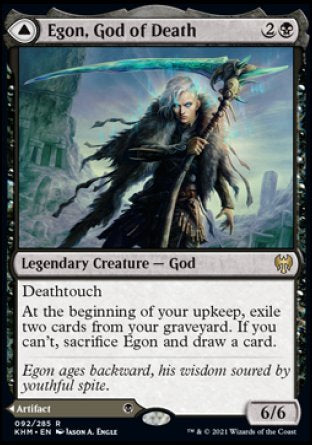 (092) Magic The Gathering Kaldheim: Promos Single: Egon, God of Death // Throne of Death Rare