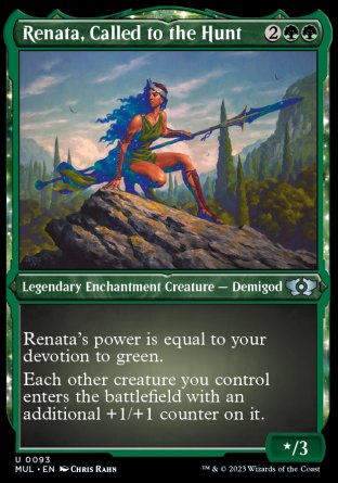 (093) Magic The Gathering Multiverse Legends Single: Renata, Called to the Hunt (V.2) Holo Uncommon