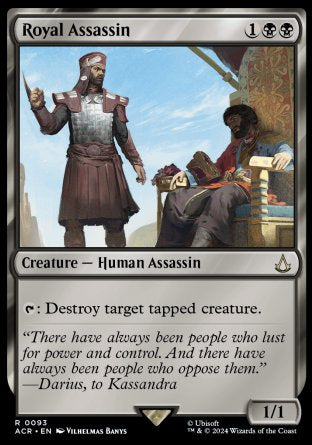 (093) Magic The Gathering Universes Beyond: Assassin's Creed Single: Royal Assassin Holo Rare