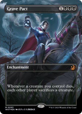 (093) Magic The Gathering Enchanting Tales Single: Grave Pact (V.3) Holo Mythic