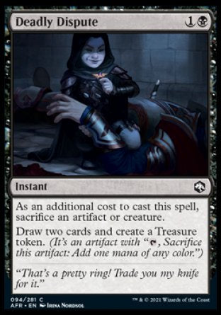 (094) Magic The Gathering Adventures in the Forgotten Realms Single: Deadly Dispute Holo Common