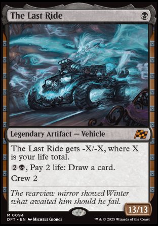(094) Magic The Gathering Aetherdrift Single: The Last Ride Holo Mythic