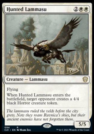 (094) Magic The Gathering Commander: Strixhaven Single: Hunted Lammasu Rare