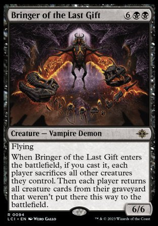 (094) Magic The Gathering The Lost Caverns of Ixalan Single: Bringer of the Last Gift Holo Rare