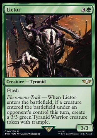 (094) Magic The Gathering Universes Beyond: Warhammer 40000 Single: Lictor Holo Rare