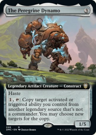 (095) Magic The Gathering Commander: Dominaria United: Extras Single: The Peregrine Dynamo Holo Rare