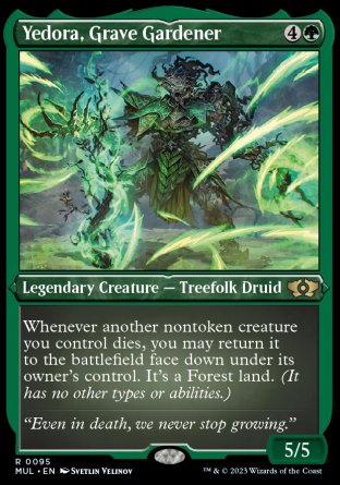 (095) Magic The Gathering Multiverse Legends Single: Yedora, Grave Gardener (V.2) Rare