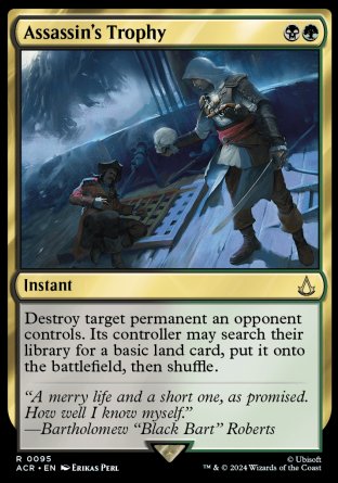 (095) Magic The Gathering Universes Beyond: Assassin's Creed Single: Assassin's Trophy Rare