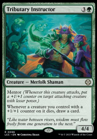 (096) Magic The Gathering Commander: The Lost Caverns of Ixalan Single: Tributary Instructor Rare