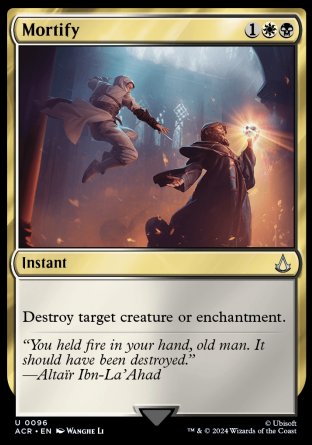(096) Magic The Gathering Universes Beyond: Assassin's Creed Single: Mortify Uncommon