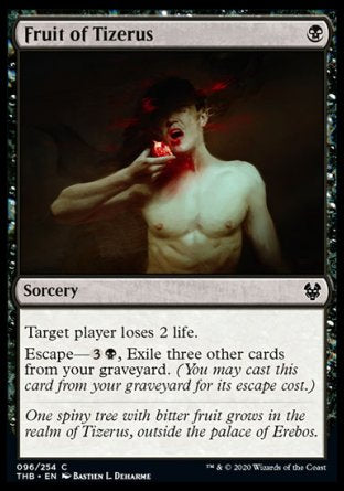 (096/254) Magic The Gathering Theros Beyond Death Single: Fruit of Tizerus Holo Common