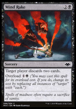 (096/254) Magic The Gathering Modern Horizons Single: Mind Rake Holo Common