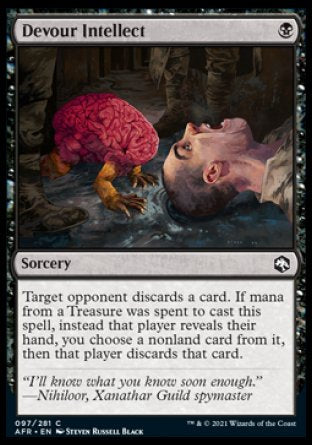 (097) Magic The Gathering Adventures in the Forgotten Realms Single: Devour Intellect Common
