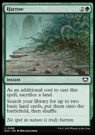 (098) Magic The Gathering Commander: Edge of Eternities Single: Harrow Common