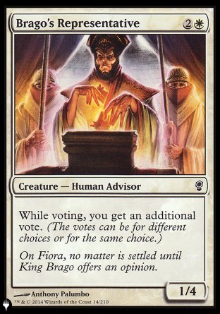 (014) Magic The Gathering The List Single: Brago's Representative Common