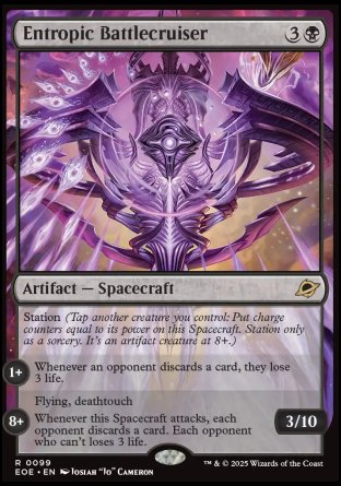 (099) Magic The Gathering Edge of Eternities: Promos Single: Entropic Battlecruiser (V.2) Holo Rare