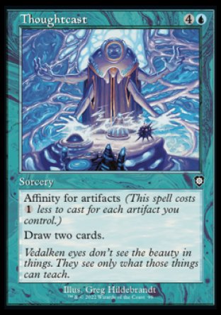 (099) Magic The Gathering Commander: The Brothers' War Single: Thoughtcast Common