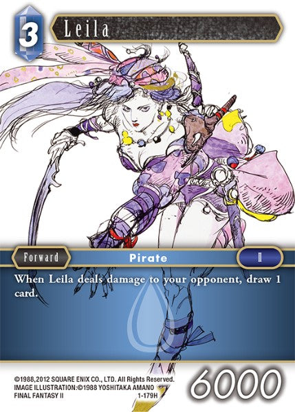 (179) Final Fantasy TCG Opus I Single: Leila (1-179) Hero