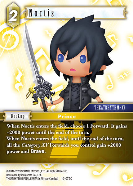 (079) Final Fantasy TCG Opus X: Ancient Champions Single: Noctis (10-079) Common