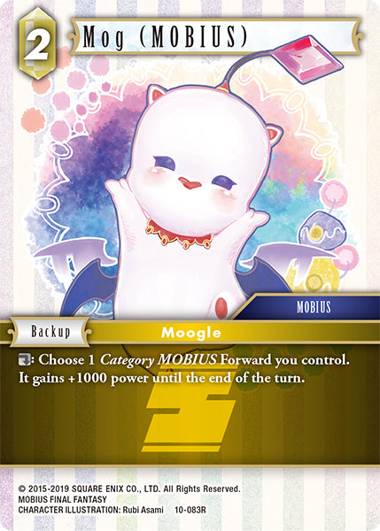 (083) Final Fantasy TCG Opus X: Ancient Champions Single: Mog (MOBIUS) (10-083) (V.1) Rare