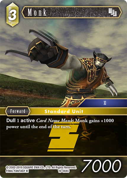 (084) Final Fantasy TCG Opus X: Ancient Champions Single: Monk (10-084) Holo Common