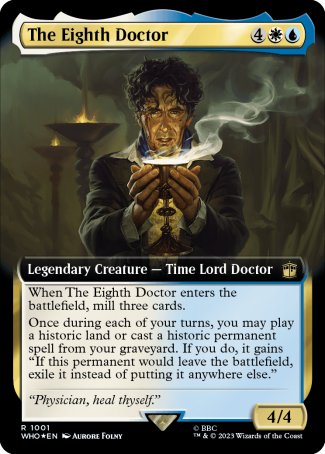 (1001) Magic The Gathering Universes Beyond: Doctor Who: Extras Single: The Eighth Doctor (V.4) Rare