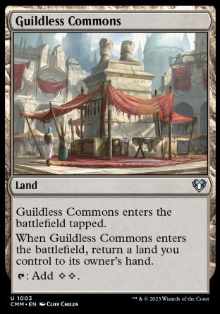 (1003) Magic The Gathering Commander Masters: Extras Single: Guildless Commons Uncommon