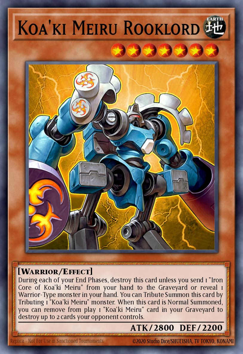 (028) YuGiOh TCG SOVR: Stardust Overdrive Single: Koa'ki Meiru Rooklord Super Rare