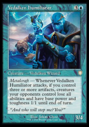 (100) Magic The Gathering Commander: The Brothers' War Single: Vedalken Humiliator Rare