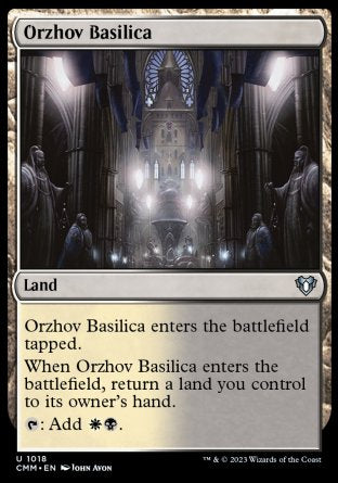 (1018) Magic The Gathering Commander Masters: Extras Single: Orzhov Basilica Uncommon