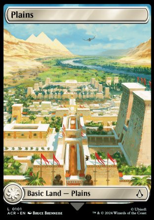 (101) Magic The Gathering Universes Beyond: Assassin's Creed Single: Plains (V.1) Land