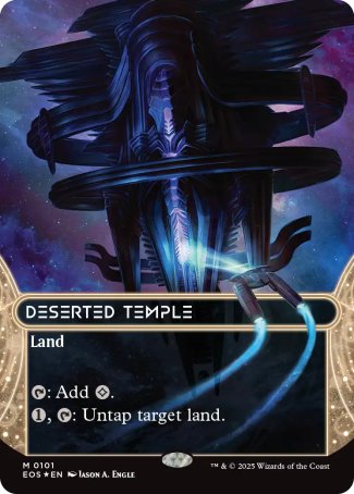 (101) Magic The Gathering Stellar Sights Single: Deserted Temple (V.3) Holo Mythic