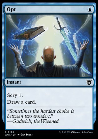 (101) Magic The Gathering Commander: Wilds of Eldraine Single: Opt Common