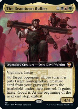 (101) Magic The Gathering Commander: Streets of New Capenna: Extras Single: The Beamtown Bullies Mythic