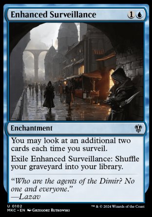 (102) Magic The Gathering Commander: Murders at Karlov Manor Single: Enhanced Surveillance Uncommon