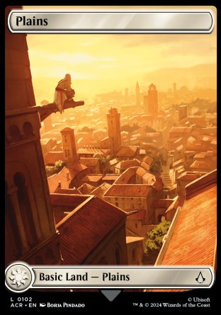 (102) Magic The Gathering Universes Beyond: Assassin's Creed Single: Plains (V.2) Holo Land