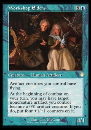 (102) Magic The Gathering Commander: The Brothers' War Single: Workshop Elders Rare