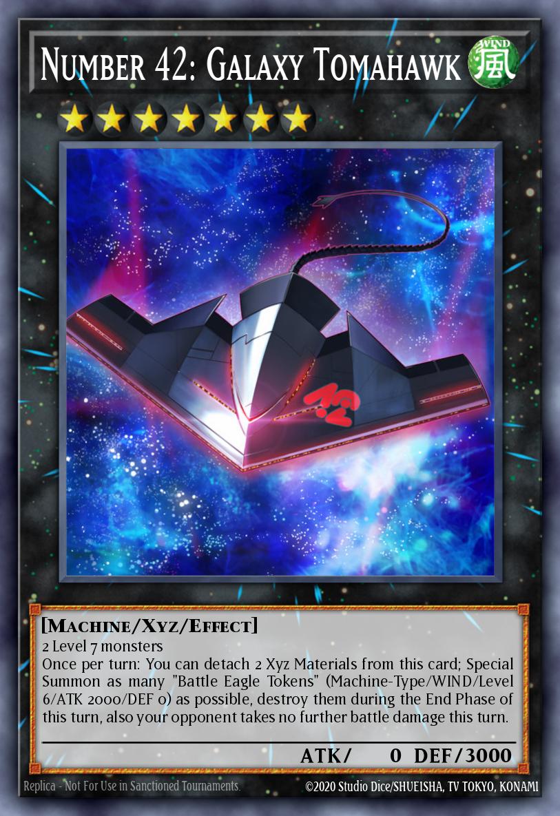 (092) YuGiOh TCG PRIO: Primal Origin Single: Number 42: Galaxy Tomahawk  Common