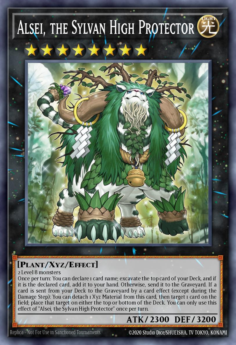 (221) YuGiOh TCG MP14: 2014 Mega-Tins Mega-Pack Single: Alsei, the Sylvan High Protector Ultra Rare