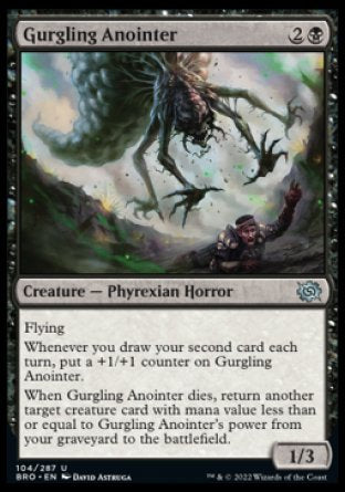 (104) Magic The Gathering The Brothers' War Single: Gurgling Anointer Uncommon